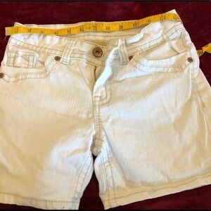 Mudd White Denim Shorts